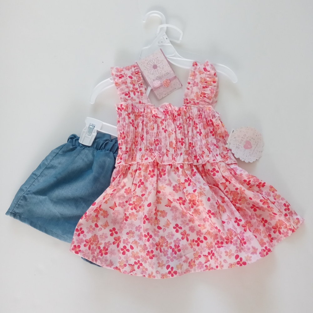 Between Girl Short Set Size 6